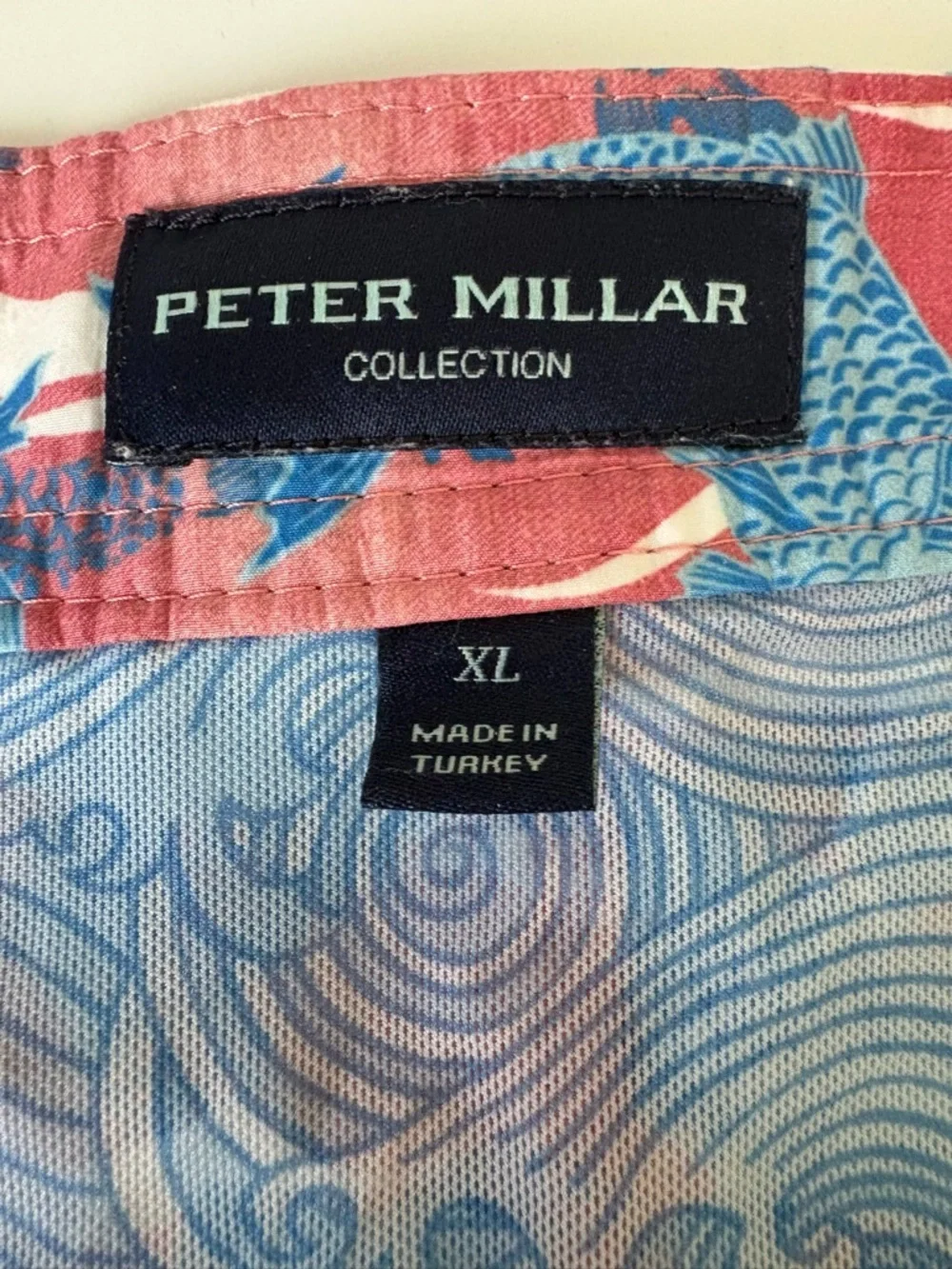 Bundle Peter Millar Swim Trunks XL Blue & Koi Print Shorts (2)